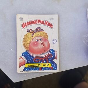 Garbage Pail Kids Bloated Blair Trading Card